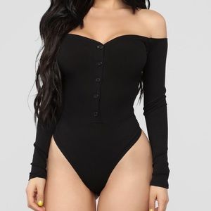 Off shoulder bodysuit